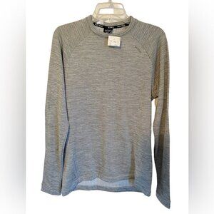 NWT Skora Qwick-Dry Run Real Long  Sleeve Shirt Adult Med Grey